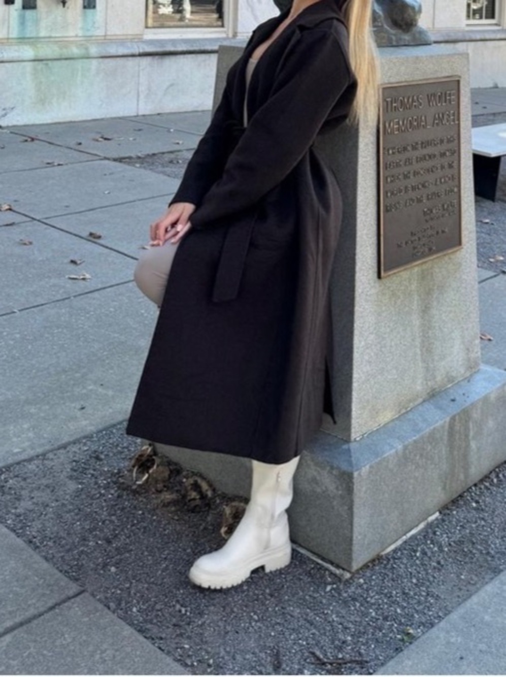 GAP Long Brown Trench Coat